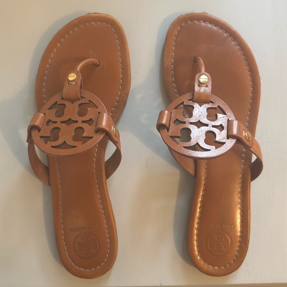 Tory Burch Camel Sandal
